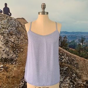 LOFT women’s blue cami blouse